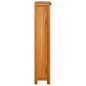 vidaXL Estantería de 4 niveles de madera maciza de roble 70x22x110 cm vidaXL Estantería de 4 niveles de madera maciza de roble 70x22x110 cm