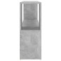 vidaXL Librería de madera contrachapada gris hormigón 100x24x63 cm vidaXL Librería de madera contrachapada gris hormigón 100x24x63 cm