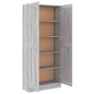vidaXL Estantería madera contrachapada gris Sonoma 82,5x30,5x185,5 cm vidaXL Estantería madera contrachapada gris Sonoma 82,5x30,5x185,5 cm