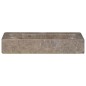 vidaXL Lavabo de pared mármol gris 38x24x6,5 cm vidaXL Lavabo de pared mármol gris 38x24x6,5 cm