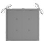 vidaXL Sillas de jardín plegables 4 uds cojines madera maciza acacia vidaXL Sillas de jardín plegables 4 uds cojines madera maciza acacia
