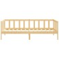 vidaXL Sofá cama de madera maciza de pino 90x200 cm