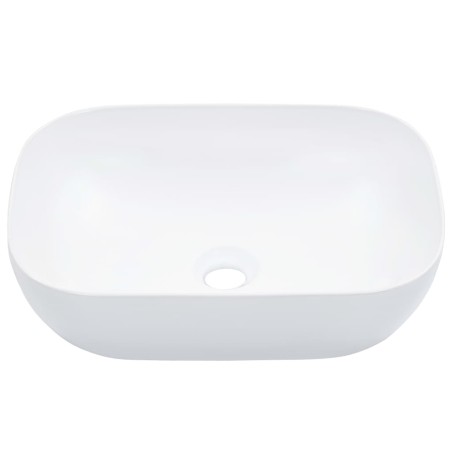 vidaXL Lavabo 45,5x32x13 cm cerámica blanco