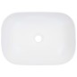 vidaXL Lavabo 45,5x32x13 cm cerámica blanco