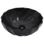 vidaXL Lavabo 46x17 cm cerámica negro vidaXL Lavabo 46x17 cm cerámica negro