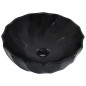 vidaXL Lavabo 46x17 cm cerámica negro vidaXL Lavabo 46x17 cm cerámica negro