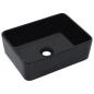 vidaXL Lavabo 40x30x13 cm cerámica negro vidaXL Lavabo 40x30x13 cm cerámica negro