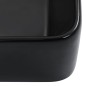 vidaXL Lavabo 40x30x13 cm cerámica negro vidaXL Lavabo 40x30x13 cm cerámica negro