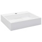 vidaXL Lavabo 50x38x13 cm resina mineral/mármol blanco vidaXL Lavabo 50x38x13 cm resina mineral/mármol blanco