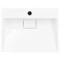 vidaXL Lavabo 50x38x13 cm resina mineral/mármol blanco vidaXL Lavabo 50x38x13 cm resina mineral/mármol blanco