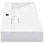 vidaXL Lavabo 50x38x13 cm resina mineral/mármol blanco vidaXL Lavabo 50x38x13 cm resina mineral/mármol blanco