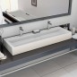 vidaXL Lavabo 120x46x11 cm resina mineral/mármol blanco vidaXL Lavabo 120x46x11 cm resina mineral/mármol blanco