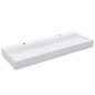 vidaXL Lavabo 120x46x11 cm resina mineral/mármol blanco vidaXL Lavabo 120x46x11 cm resina mineral/mármol blanco