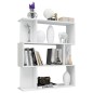 vidaXL Estantería/divisor de espacios blanco brillante 80x24x96 cm