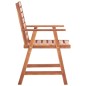 vidaXL Sillas comedor de jardín 3 uds madera maciza acacia con cojines vidaXL Sillas comedor de jardín 3 uds madera maciza acacia con cojines