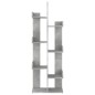vidaXL Estantería de madera de ingeniería gris hormigón 48x25,5x140 cm vidaXL Estantería de madera de ingeniería gris hormigón 48x25,5x140 cm