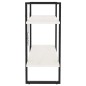vidaXL Estantería 2 niveles madera maciza de pino blanco 80x30x70 cm vidaXL Estantería 2 niveles madera maciza de pino blanco 80x30x70 cm