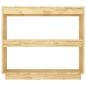 vidaXL Estantería madera maciza de pino 80x35x71 cm vidaXL Estantería madera maciza de pino 80x35x71 cm