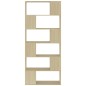 vidaXL Estantería divisor de espacios contrachapada roble 80x24x186 cm