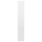 vidaXL Armario de libros contrachapada blanco brillo 82,5x30,5x185,5cm vidaXL Armario de libros contrachapada blanco brillo 82,5x30,5x185,5cm