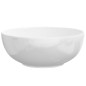 vidaXL Lavabo redondo cerámica blanco 44x17 cm vidaXL Lavabo redondo cerámica blanco 44x17 cm