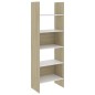 vidaXL Estantería madera contrachapada blanco y roble 60x35x180 cm vidaXL Estantería madera contrachapada blanco y roble 60x35x180 cm