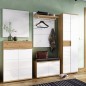 Germania Perchero panel GW-Rimini GW-Frisco 75x30x110cm roble y blanco Germania Perchero panel GW-Rimini GW-Frisco 75x30x110cm roble y blanco