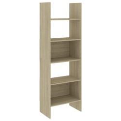 vidaXL Estantería madera contrachapada color roble Sonoma 60x35x180 cm
