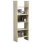 vidaXL Estantería madera contrachapada color roble Sonoma 60x35x180 cm vidaXL Estantería madera contrachapada color roble Sonoma 60x35x180 cm