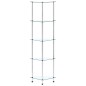 vidaXL Estantería 5 niveles cristal templado transparente 30x30x130 cm vidaXL Estantería 5 niveles cristal templado transparente 30x30x130 cm