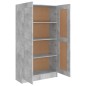 vidaXL Armario de libros contrachapada gris hormigón 82,5x30,5x150cm vidaXL Armario de libros contrachapada gris hormigón 82,5x30,5x150cm