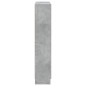 vidaXL Armario de libros contrachapada gris hormigón 82,5x30,5x150cm vidaXL Armario de libros contrachapada gris hormigón 82,5x30,5x150cm