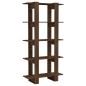 vidaXL Estantería madera contrachapada marrón roble 80x30x160 cm vidaXL Estantería madera contrachapada marrón roble 80x30x160 cm