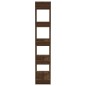 vidaXL Estantería madera contrachapada marrón roble 80x30x160 cm vidaXL Estantería madera contrachapada marrón roble 80x30x160 cm