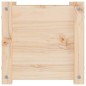 vidaXL Jardineras 2 uds madera maciza de pino 31x31x31 cm vidaXL Jardineras 2 uds madera maciza de pino 31x31x31 cm