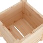 vidaXL Jardineras 2 uds madera maciza de pino 31x31x31 cm vidaXL Jardineras 2 uds madera maciza de pino 31x31x31 cm