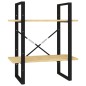 vidaXL Estantería de 2 niveles madera maciza de pino 60x30x70 cm vidaXL Estantería de 2 niveles madera maciza de pino 60x30x70 cm