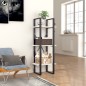 vidaXL Estantería de 3 niveles madera contrachapada blanco 40x30x105cm vidaXL Estantería de 3 niveles madera contrachapada blanco 40x30x105cm