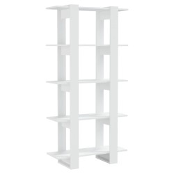 vidaXL Estantería/divisor de espacio madera contrachapada 80x30x160 cm
