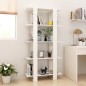 vidaXL Estantería/divisor de espacio madera contrachapada 80x30x160 cm