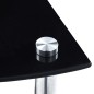 vidaXL Estantería 5 niveles cristal templado negro 30x30x130 cm vidaXL Estantería 5 niveles cristal templado negro 30x30x130 cm