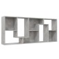vidaXL Estantería madera contrachapada gris hormigón 67x24x161 cm vidaXL Estantería madera contrachapada gris hormigón 67x24x161 cm