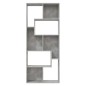 vidaXL Estantería madera contrachapada gris hormigón 67x24x161 cm vidaXL Estantería madera contrachapada gris hormigón 67x24x161 cm