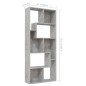 vidaXL Estantería madera contrachapada gris hormigón 67x24x161 cm vidaXL Estantería madera contrachapada gris hormigón 67x24x161 cm