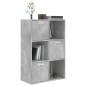 vidaXL Armario almacenamiento madera contrachapada gris 60x29,5x90 cm vidaXL Armario almacenamiento madera contrachapada gris 60x29,5x90 cm