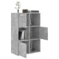 vidaXL Armario almacenamiento madera contrachapada gris 60x29,5x90 cm vidaXL Armario almacenamiento madera contrachapada gris 60x29,5x90 cm