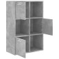 vidaXL Armario almacenamiento madera contrachapada gris 60x29,5x90 cm vidaXL Armario almacenamiento madera contrachapada gris 60x29,5x90 cm