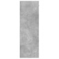 vidaXL Armario almacenamiento madera contrachapada gris 60x29,5x90 cm vidaXL Armario almacenamiento madera contrachapada gris 60x29,5x90 cm