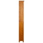 vidaXL Estantería de 6 niveles madera maciza de roble 52x22x180 cm vidaXL Estantería de 6 niveles madera maciza de roble 52x22x180 cm