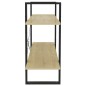 vidaXL Estantería de 2 niveles contrachapada roble Sonoma 100x30x70 cm vidaXL Estantería de 2 niveles contrachapada roble Sonoma 100x30x70 cm
